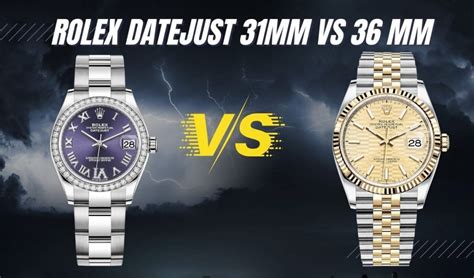 36mm datejust vs clean.